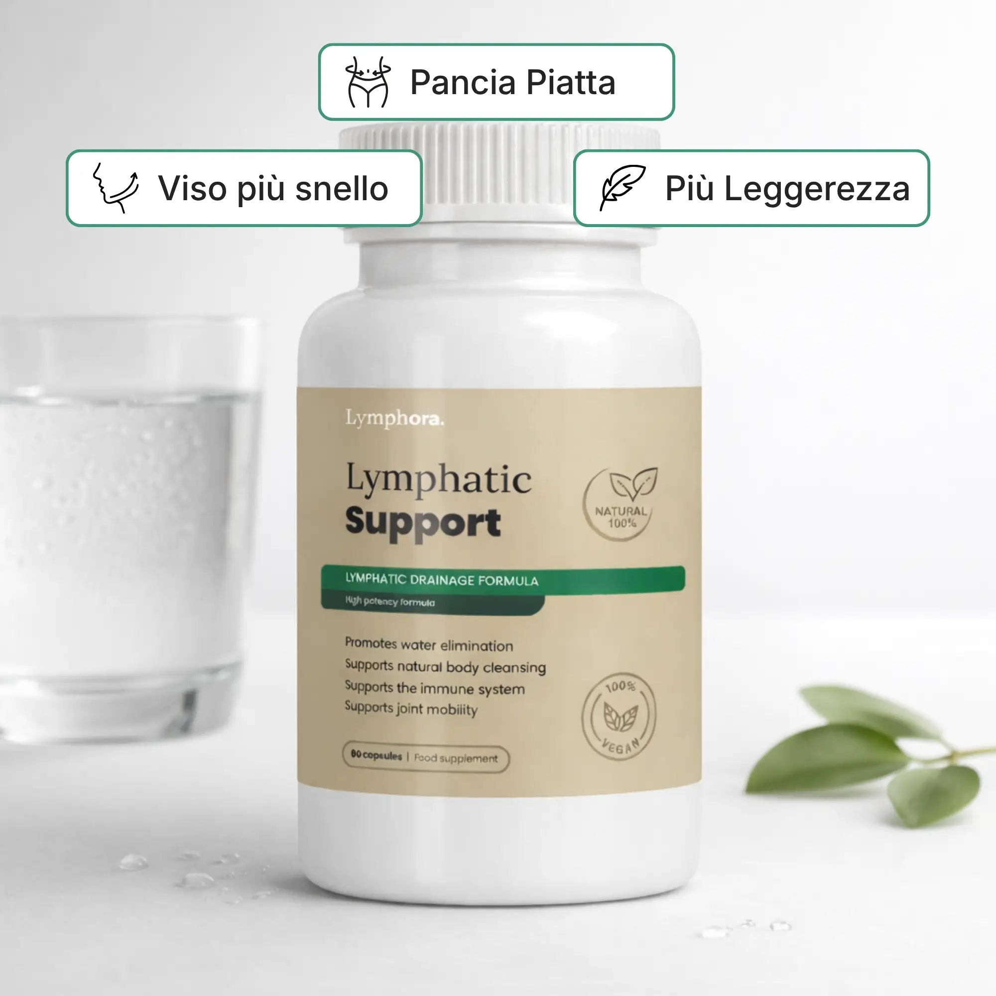 Capsule di drenaggio linfatico di Lymphora™